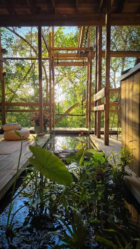Zahrada ubytování Konokora Ecolodge