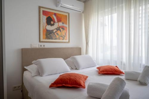 Posteľ alebo postele v izbe v ubytovaní Apartments Zagreb West
