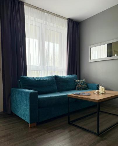 Posezení v ubytování Seaside Apartament - podgrzewany basen, darmowy parking