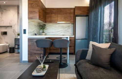 Χώρος καθιστικού στο Berries Luxury Apartments