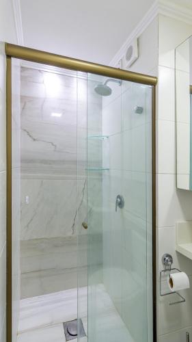 Ванная комната в Apartamento moderno e bem localizado em Canoas!