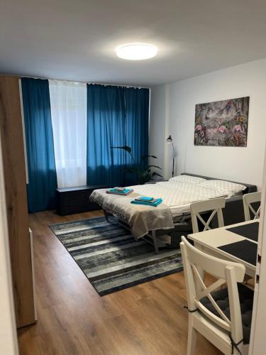 Postel nebo postele na pokoji v ubytování Apartment Nähe Messe Philharmonie, Rüttenscheid,Uniklinikum