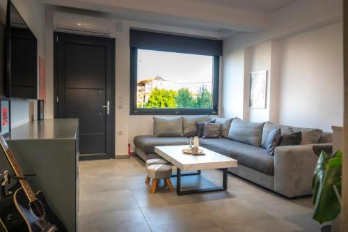 Χώρος καθιστικού στο Berries Luxury Apartments