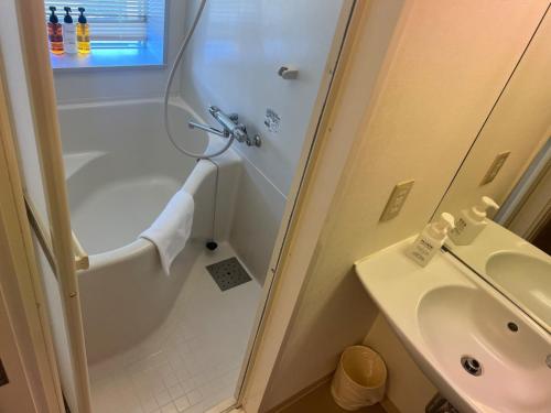 Bilik mandi di Smile Hotel Shirakawa - Vacation STAY 54734v