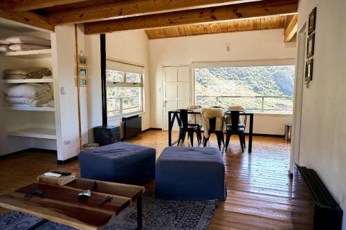 Et opholdsområde på Odella Casas de Montaña en Vallecitos