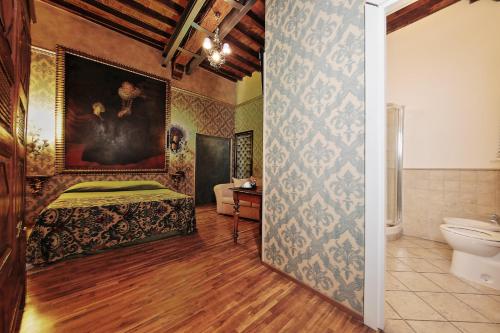 Koupelna v ubytování Antica Dimora dell'Orso