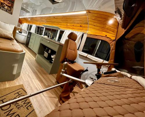 Posezení v ubytování Magic Bus - Chalé de luxo - Soldados Sebold