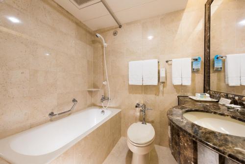Koupelna v ubytování Hotel Tainan