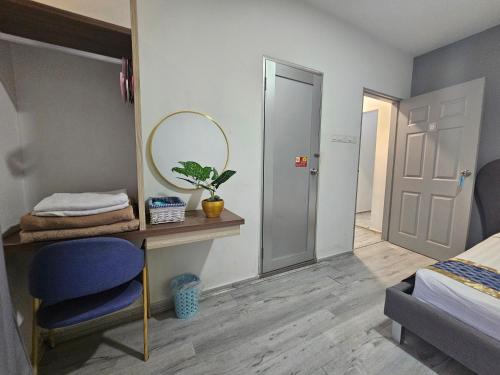 Ένα ή περισσότερα κρεβάτια σε δωμάτιο στο Melody Whole Or Suite Room