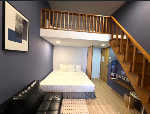 Una cama o camas en una habitación de Fish Villa 38