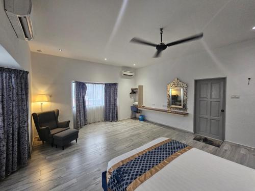 Ένα ή περισσότερα κρεβάτια σε δωμάτιο στο Melody Whole Or Suite Room