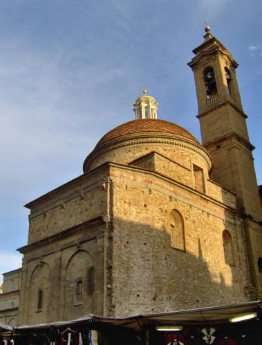 an old building with a clock tower on top of it at Solo Experience Hotel in Florence