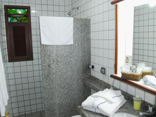 Koupelna v ubytování Pousada Castanheira