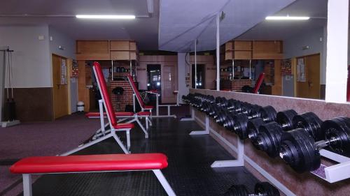 Fitnesscentret og/eller fitnessfaciliteterne på Ubytovna Relax CLUB