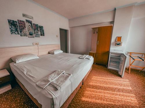 a bedroom with a large bed in a room at Oreko Express in Afyon