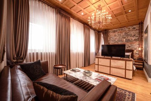 Μια τηλεόραση ή/και κέντρο ψυχαγωγίας στο Stone Inn Galata
