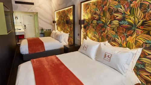 Voodi või voodid majutusasutuse Hotel Sky Cape Town toas