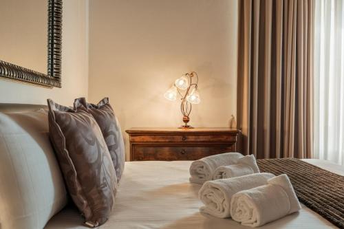 Letto o letti in una camera di PALAZZO RISTORI