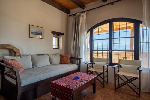 Zona de estar de Anemole Traditional Cretan Villa