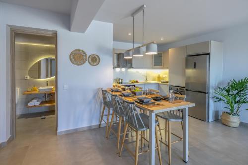 Kuchyň nebo kuchyňský kout v ubytování Allegro Apartment