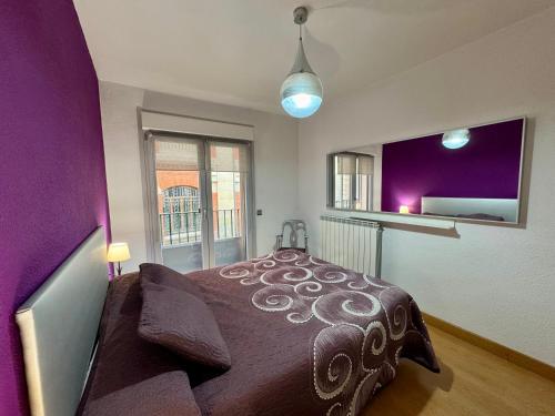 Postel nebo postele na pokoji v ubytování Apartamento Berria