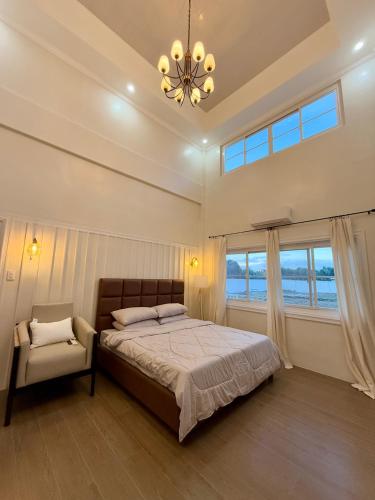 Ένα ή περισσότερα κρεβάτια σε δωμάτιο στο Private Villa in San Antonio