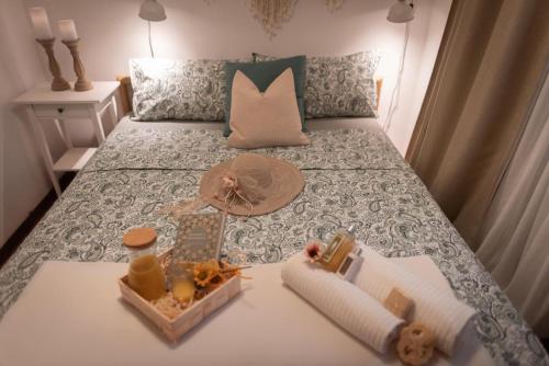 a small bedroom with a bed with toys on it at Bellavista Riva in Riva di Solto