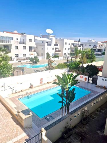 Charming Oroklini Penthouse with Ocean Views and Private Parking