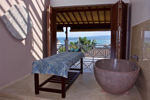 Balkón nebo terasa v ubytování OK Divers Resort & Spa