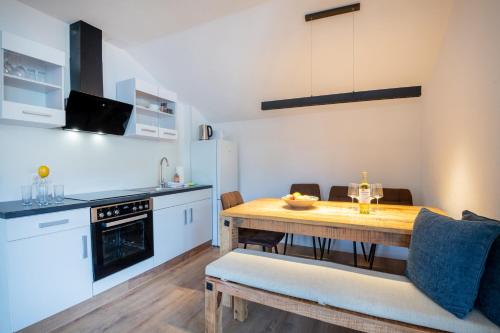 Η κουζίνα ή μικρή κουζίνα στο Easy City Apartments