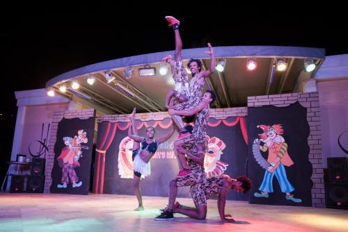 a group of dancers performing on a stage at Hotel Grand Kaptan - Ultra All Inclusive in Alanya