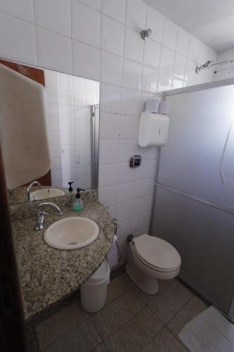 Koupelna v ubytování Pousada Bem Viver