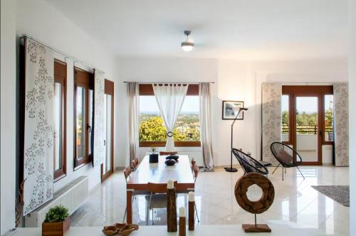 Χώρος καθιστικού στο Artemis Luxury Villa - Hersonissos Private Pool Oasis