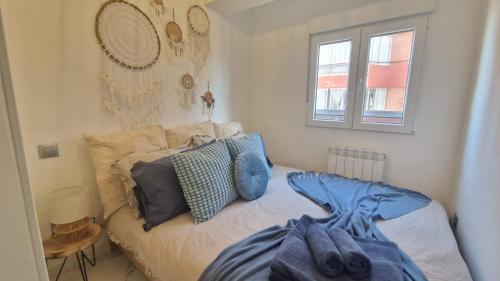 Ein Bett oder Betten in einem Zimmer der Unterkunft White Apartment Calpe