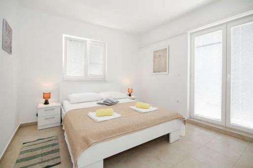 Katil atau katil-katil dalam bilik di Via Sol mit Swimmingpool