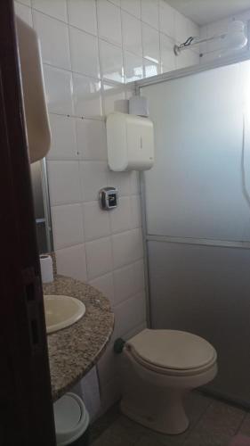 Koupelna v ubytování Pousada Bem Viver