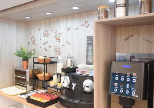 Hotel Salymarにあるキッチンまたは簡易キッチン