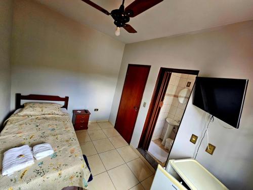 Katil atau katil-katil dalam bilik di Hotel vista alegre