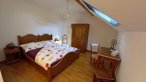 Una cama o camas en una habitación de Meix Gagnard