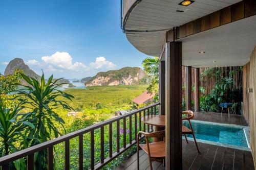Pemandangan gunung umum atau pemandangan gunung yang diambil dari resort