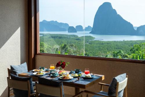 Landskap semula jadi dekat dengan resort