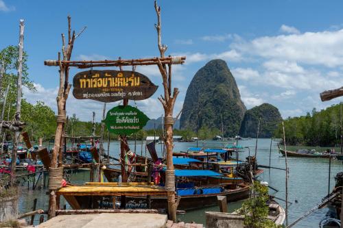 Landskap semula jadi dekat dengan resort