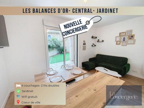 Les Balances d'Or-Central-Jardinet-LaConciergerie