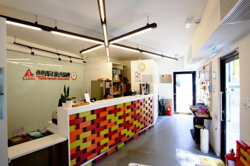 a store with a lego counter in a room at YHA Jockey Club Mt. Davis Youth Hostel in Hong Kong