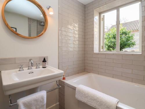 Et badeværelse på Angram Cottage