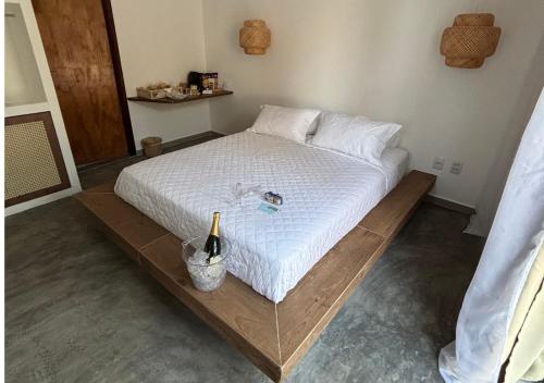 Ένα ή περισσότερα κρεβάτια σε δωμάτιο στο Villa Canoe Hotel