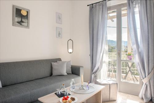Posezení v ubytování Asterion Art Residences