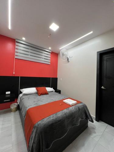 Postel nebo postele na pokoji v ubytování Hotel Tonaka