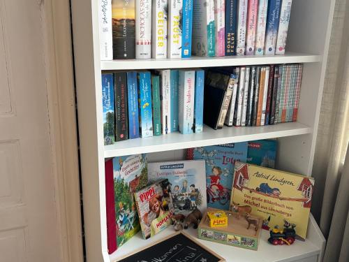 アパートメントにある図書室