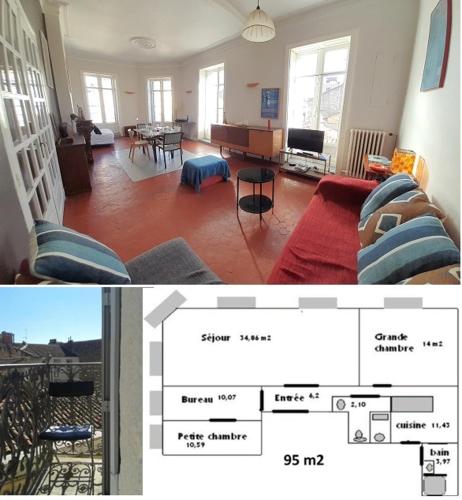 Les 7 balcons, Comédie-Corum-Gare, Parking, Spacieux Lumineux Haussmannien